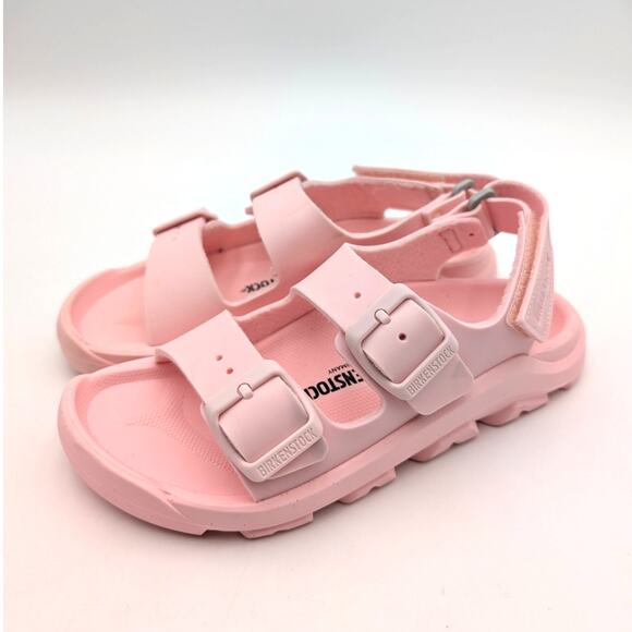 Birkenstock Mogami Kids Birko-Flor Sandals Icy Gentle Rose Size US2 EU33 - Picture 1 of 12